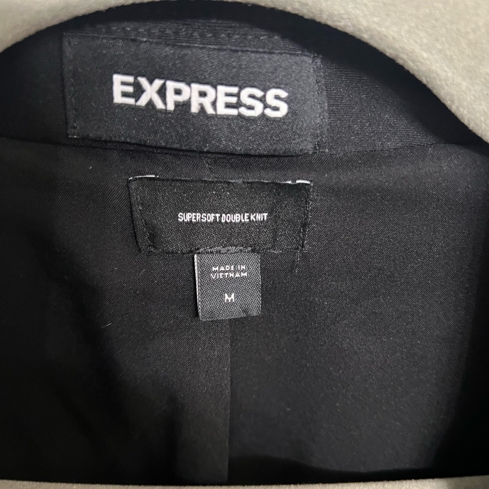 Express Supersoft Double Knit Double Breasted Bla… - image 3